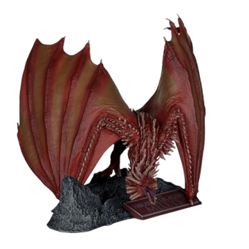 Stunning Meleys Dragon Figure from House of the Dragon