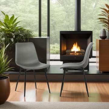 Chic Armen Living Monte Mid Century Modern Accent Chair for Chic Dining Spaces