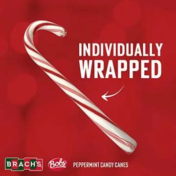 Brach's Peppermint Candy Canes, 12 Count Package
