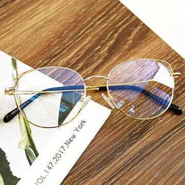 Pro Acme Cat Eye Blue Light Glasses - Stylish UV Protection