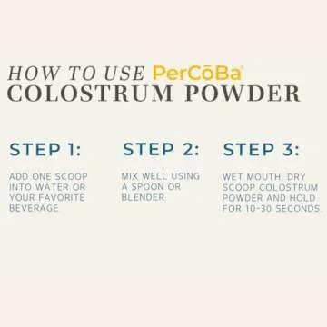 Colostrum Supplement for Gut Health, Bloating, Hair Growth, Muscle Recovery, Immune Support - Unflavored Bovine Colostrum Powder Made in USA, Non-GMO, Gluten Free, 3 Grams Per Serving - 83 Servings