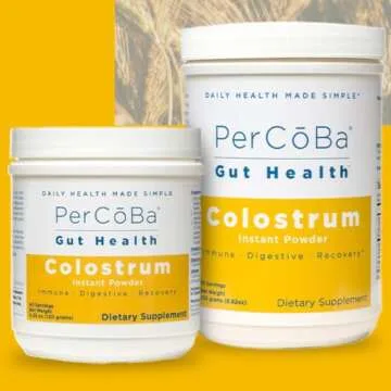 Colostrum Supplement for Gut Health, Bloating, Hair Growth, Muscle Recovery, Immune Support - Unflavored Bovine Colostrum Powder Made in USA, Non-GMO, Gluten Free, 3 Grams Per Serving - 83 Servings