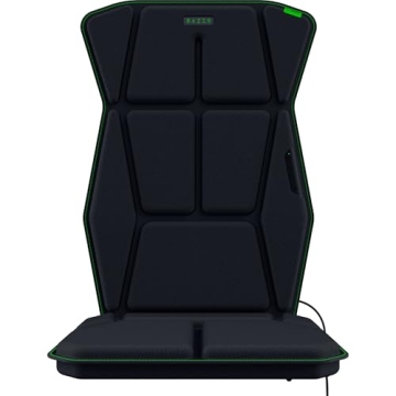 Razer Freyja HD Haptic Gaming Chair Cushion: Multi-Directional Haptics with Custom EQ and Wireless C...