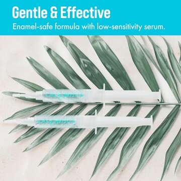 Cali White Teeth Whitening Strip Kit with LED Light and Batteries - Organic Peroxide Teeth Whitening Gel - Set of White Strips - 2x5ml Syringes, Thermoform Whitening Kit Trays and Case