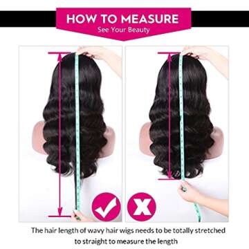 YAVVE U Part Human Hair Wig Brazilian U Part Wig for Black Women Human Hair 100% Virgin U Part Wig Human Hair 150% Density (20inch, headband wig)