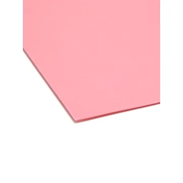 Smead SuperTab Oversized File Folders Dark Pink 12-Pack