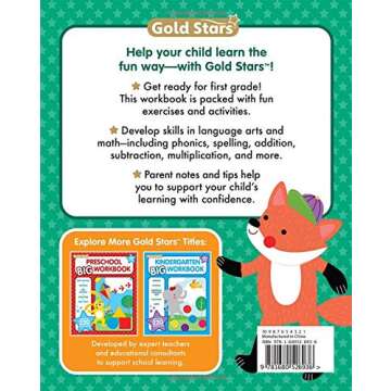First Grade Big Workbook Ages 6 - 7: 220+ Activities, Phonics, Spelling, Reading, Language Arts, Mat...