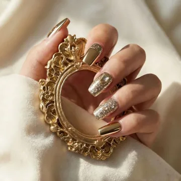 Fengligoo Antique Mini Gold Picture Frames for Crafts