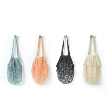 Portable Reusable Grocery Bags Eco-Friendly Cotton Mesh
