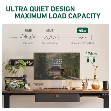 FEZIBO Electric Standing Desk Ergonomic Height Adjustability