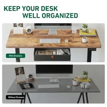 FEZIBO Electric Standing Desk Ergonomic Height Adjustability