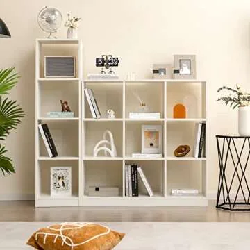 Tangkula 5-Tier Open Bookshelf with Anti-toppling Device