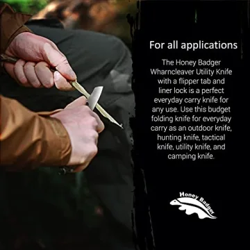 Honey Badger Pocket Knife - Everyday Carry & Tactical Tool