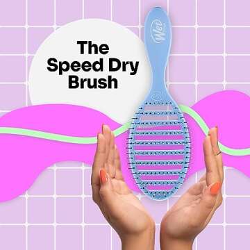 Wet Brush Speed Dry Hair Brush - Vented Design with HeatFlex Bristles for All Hair Types - Pain-Free...