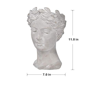 Stylish Bust Planter for Indoor Outdoor Decor
