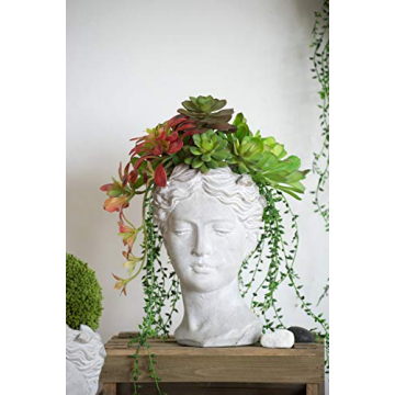 Stylish Bust Planter for Indoor Outdoor Decor