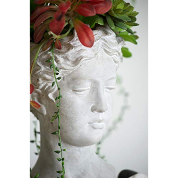 Stylish Bust Planter for Indoor Outdoor Decor