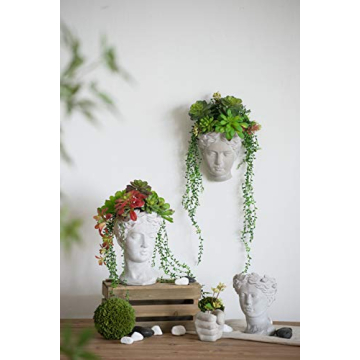 Stylish Bust Planter for Indoor Outdoor Decor