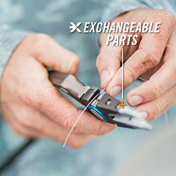 Gerber Gear Magniplier-Salt - Durable,Fishing Pliers with Sheath - Spring-Loaded Pliers for Freshwater & Saltwater Fishing - Premium Fishing Accessory - 7.5"