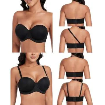 Ultimate DotVol Strapless Bra - Comfort and Style