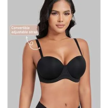 Ultimate DotVol Strapless Bra - Comfort and Style