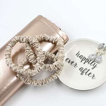 Mulberry Park Silk Scrunchies - 100% Pure Luxurious Hair Care