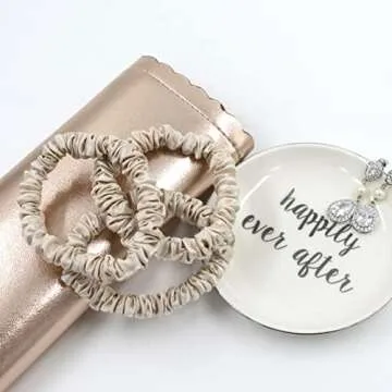 Mulberry Park Silk Scrunchies - 100% Pure Luxurious Hair Care