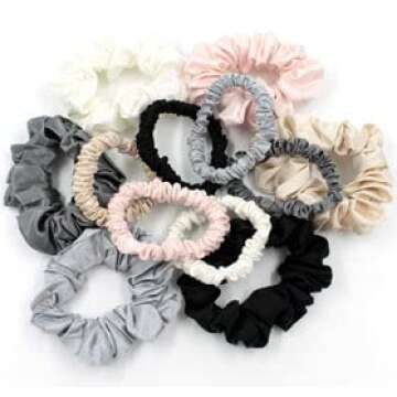 Mulberry Park Silk Scrunchies - 100% Pure Luxurious Hair Care