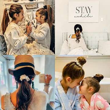 Mulberry Park Silk Scrunchies - 100% Pure Luxurious Hair Care