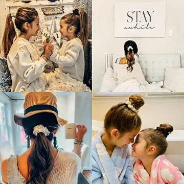 Mulberry Park Silk Scrunchies - 100% Pure Luxurious Hair Care