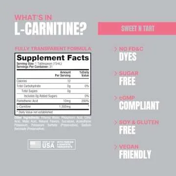 PROSUPPS L-Carnitine Liquid - Stimulant-Free Workout Boost