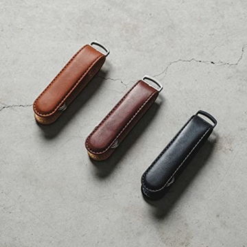 Jibbon Premium Leather Key Organizer - Stylish & Durable Key Holder
