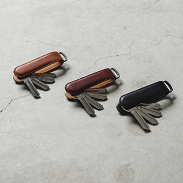 Jibbon Premium Leather Key Organizer - Stylish & Durable Key Holder