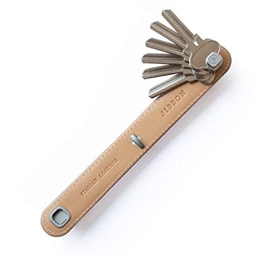 Jibbon Premium Leather Key Organizer - Stylish & Durable Key Holder