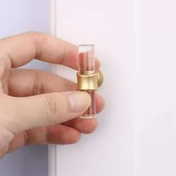 LONTAN 12 Pack Gold Acrylic Cabinet Knobs for a Modern Look