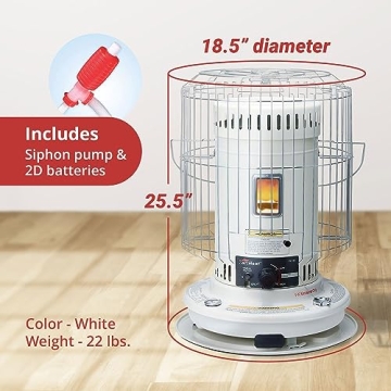 Sengoku 23500 BTU Portable Kerosene Heater Indoor Outdoor Use
