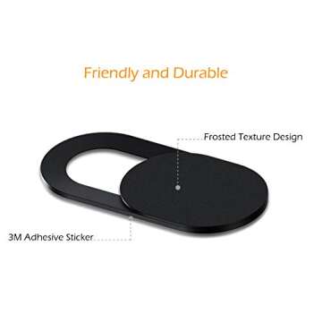 imluckies Webcam Cover 6 Pack - Ultra-Thin Privacy Solution
