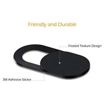 imluckies Webcam Cover 6 Pack - Ultra-Thin Privacy Solution