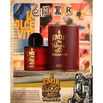 Paris Corner Vibrant Spicy Tobacco Men's EDP Cologne - 3.4 Fl Oz - Opulent Spicy Tobacco Fragrance for Gentlemen