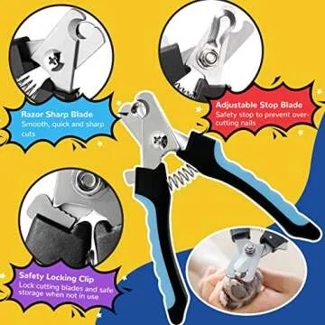 MAIYOUWENG Dog Grooming Kit - Hammock, Harness, Nail Clipper for Cats and Dogs, Claw Care (S)