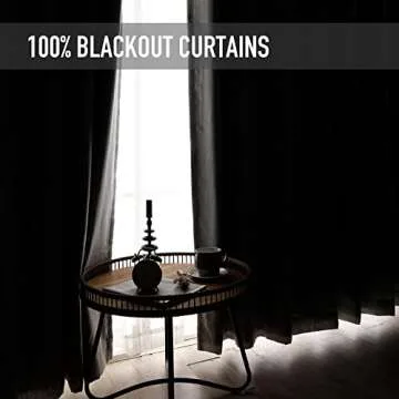 100% Blackout Shield Sliding Door Curtains, Extra Wide Curtains 84 Inch Long, Patio Door Grommet Drapes for Living Room, 100”W x 84”L, Natural