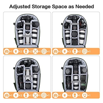 MOSISO Waterproof Camera Backpack for DSLR/SLR/Mirrorless