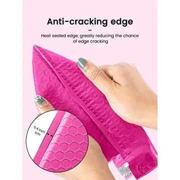 Pink Bubble Mailers 4x8 Inch - GSSSUSA 50 Pack