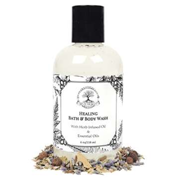 Art of the Root Healing Bath Wash 4 oz for Spiritual Cleansing with Eucalyptus, Lavender & Thyme | H...
