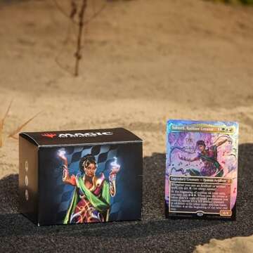 Magic The Gathering Aetherdrift Commander Deck - Living Energy (100-Card Deck, 2-Card Collector Booster Sample Pack + Accessories)