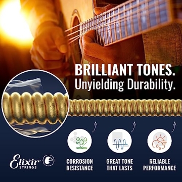 Elixir Acoustic Guitar Strings - 80/20 Bronze Light