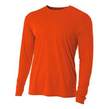 Premium A4 Men's Long Sleeve Cooling Performance Tee