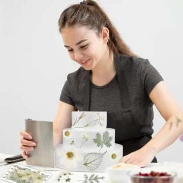 50Pcs Dried Pressed Flowers for Crafting and DIY Gifting