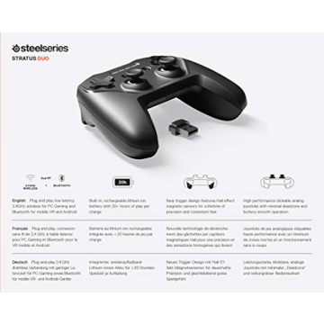 SteelSeries Stratus Duo Controller - Wireless Gaming for All Platforms
