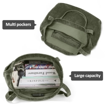 Etercycle Corduroy Tote Bag - Stylish & Spacious